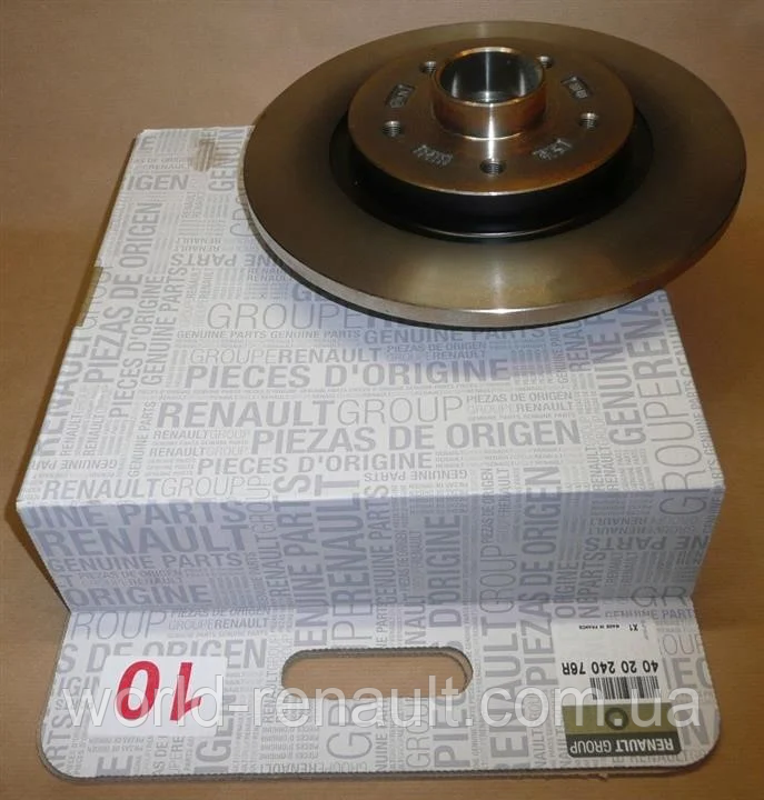 Renault (Original) 402024076R - Задний тормозной диск с подшипником на ...