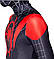 Костюм людини-павука для хлопчика, чорно-червоний, фото 2