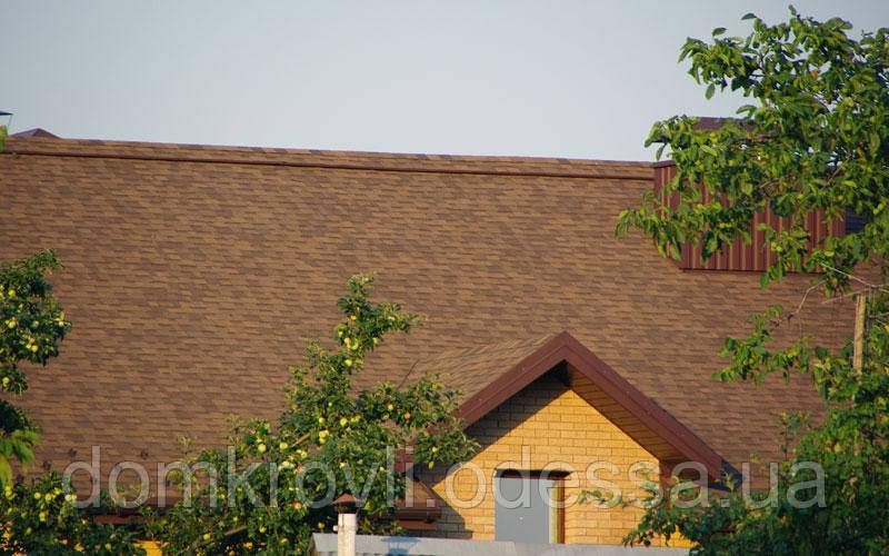 Бітумна черепиця IKO Cambridge Etreme Lane Autumn Brown 53