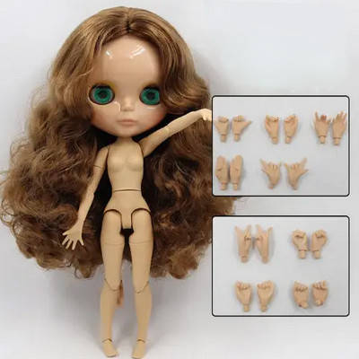 Шарнірна лялька Блайз Blythe 30 см. 4 кольори очей, хвилясте волосся, фото 2