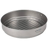 Сковорода - тарілка з титану Lixada 1200ml + ложка - виделка, фото 6