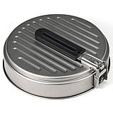 Сковорода - тарілка з титану Lixada 1200ml + ложка - виделка, фото 10