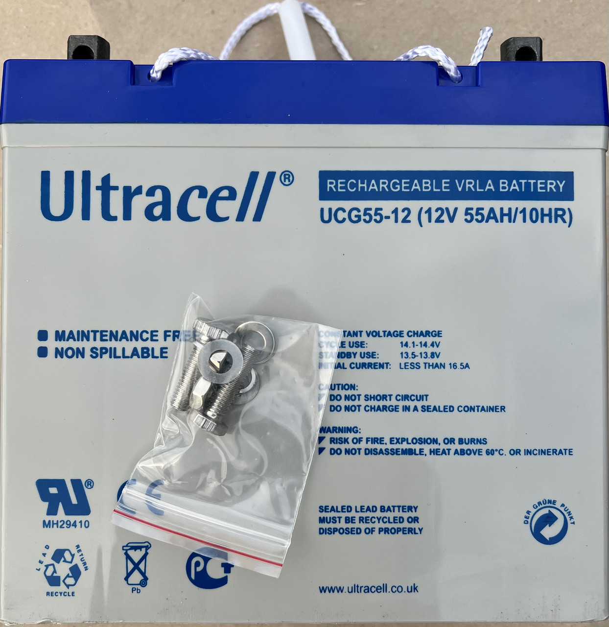 Акумулятор Ultracell UCG55-12 GEL 12 V 55 Ah, фото 1