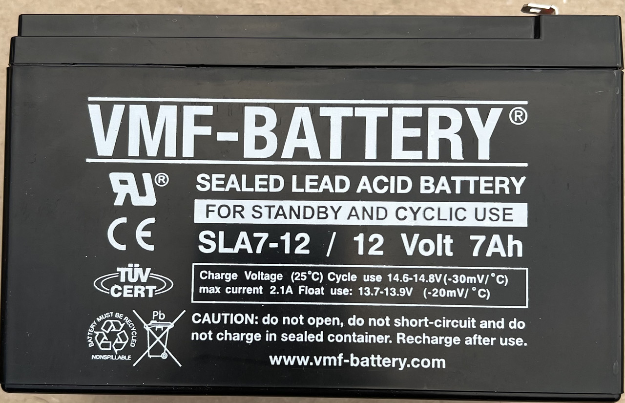 Свинцево-кислотний акумулятор VMF 12 V 7 Ah