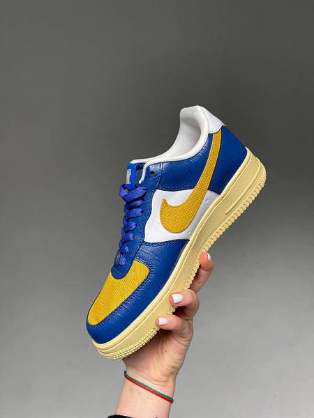 Blue yellow and white air force ones 2025