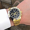 Чоловічий годинник Rolex Daytona золотий Ролекс Дайтона металеві сталеві, фото 2