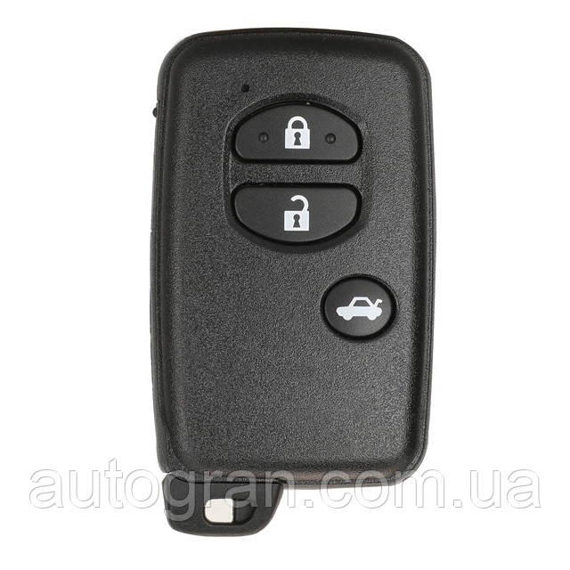 Корпус смарт ключа Toyota Prius Highlander LC200 LC150 чорний
