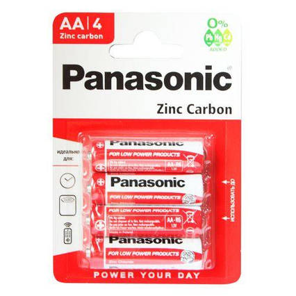 Батарейки "Panasonic Zinc Carbon" (4 штуки)