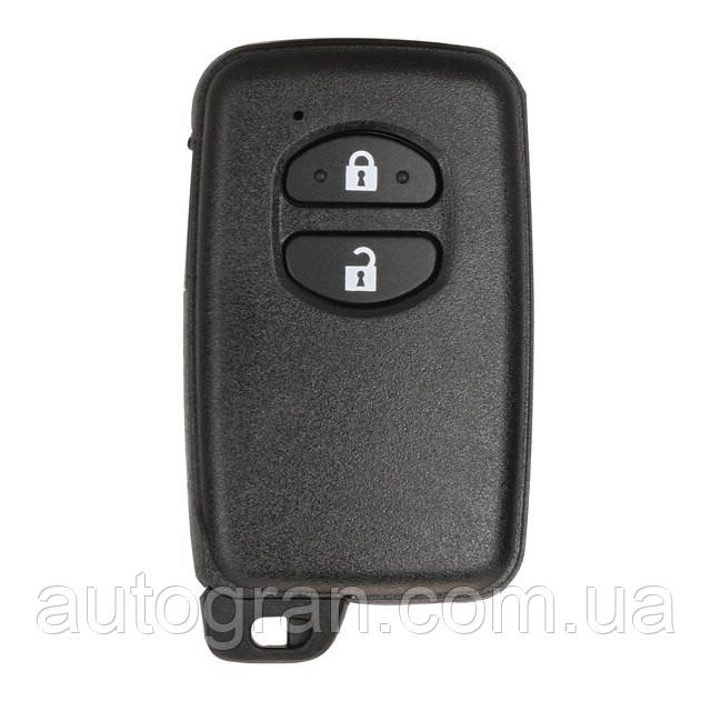 Корпус смарт ключа Toyota Prius Highlander LC200 LC150 2 кнопки