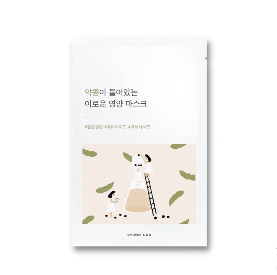 ROUND LAB Soybean Nourishing Mask Sheet - Живильна тканинна маска з екстрактом чорних соєвих бобів