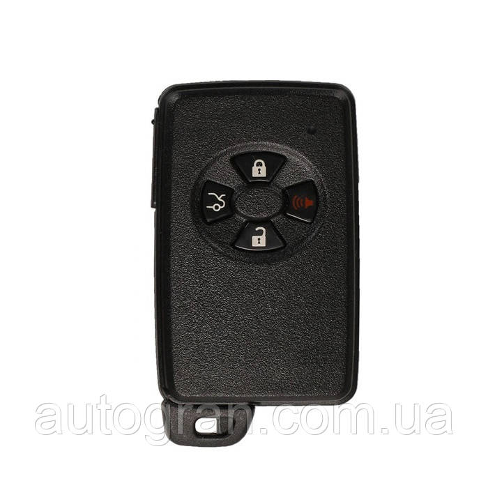 Корпус смарт ключа Toyota Auris Yaris Rav4 Corolla Prius Highlander LC200 LC150 чорний