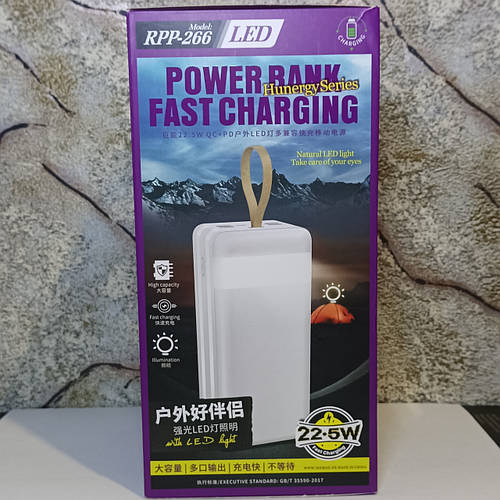 Мощный повербанк Power Bank 80000mAh Remax RPP-266 быстрая зарядка 22 ...