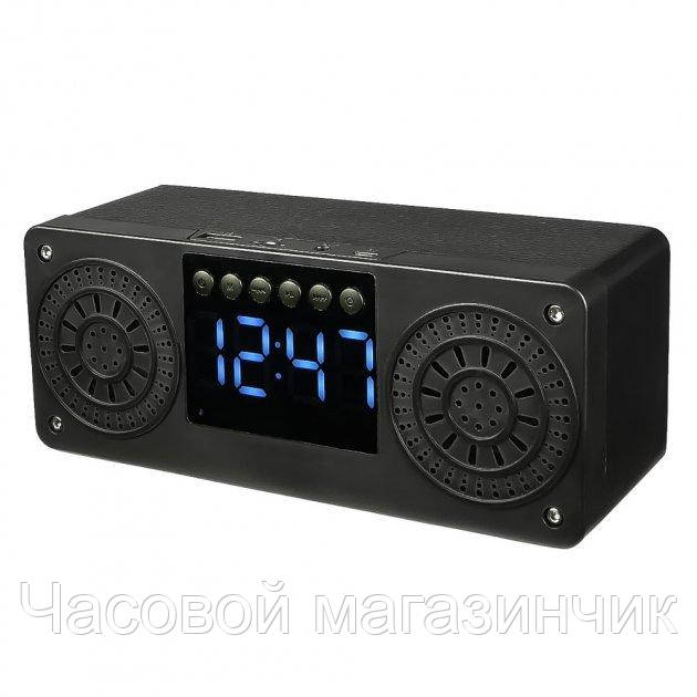Настольные Часы-колонка WA10 с Возможностью Bluetooth Звонка, с Картой ...