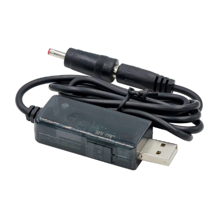 Кабель живлення USB з перемикачем до роутера модему 9В 12В від повербанка powerbank