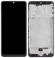 Дисплей Samsung Galaxy A31 A315 с тачскріном і рамкою, OLED, Black
