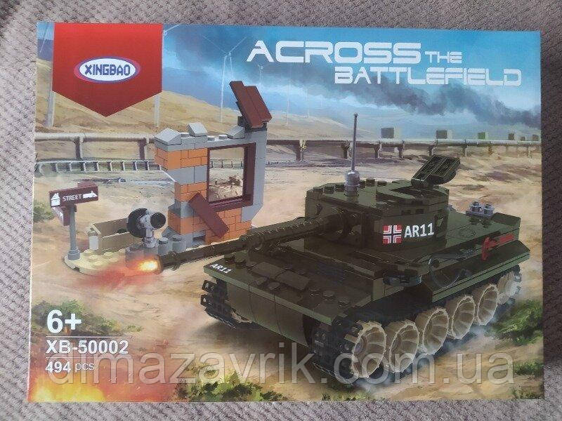 Конструктор XB 5502 "Танк Тигр Panzer VI" 494 деталі, фото 1