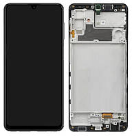Дисплей Samsung Galaxy M32 M325 з тачскріном та рамкою, OLED, Black