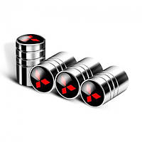 Ковпачки на ніпель для Mitsubishi Alitek Long Silver Мітсубісі (4 шт)