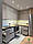 Кухня сіра на замовлення в сучасному стилі, фото 3