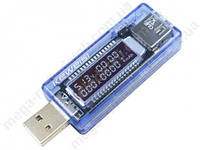 Тестер заряду USB 4...20V, 0.0..3.0A, 0...99999mAh