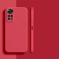 Xiaomi Redmi Note 11 11S Чехол Защита камеры (бордовый)