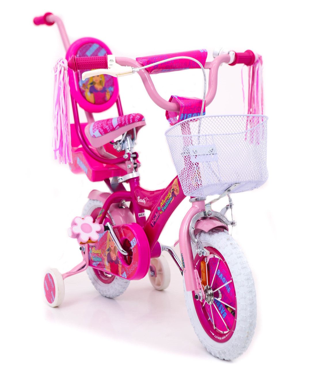 Детский Розовый Велосипед для Девочки BARBIE 14 Дюймов БАРБИ с ...
