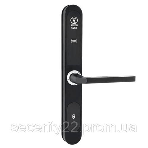 Электронный RFID замок для офисов SEVEN LOCK SL-7737S black ID EM (ID ...