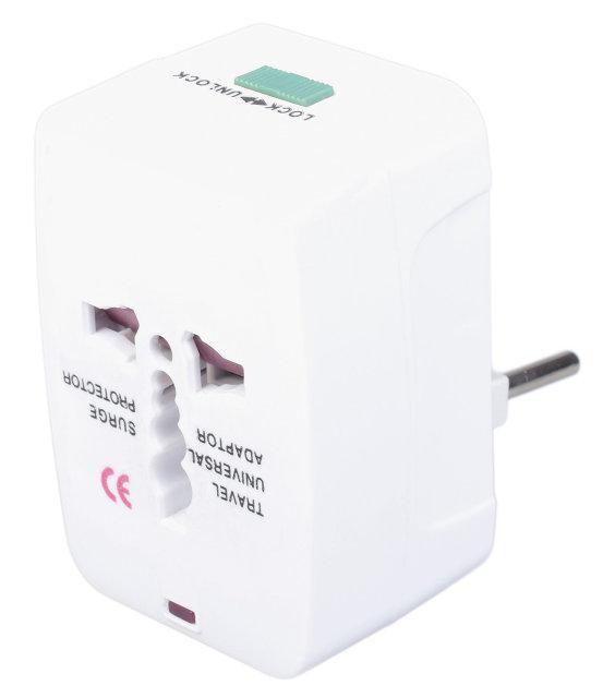 Універсальний мережевий трійник для розеток з американською/китайської/європейською вилкою (1287), фото 1