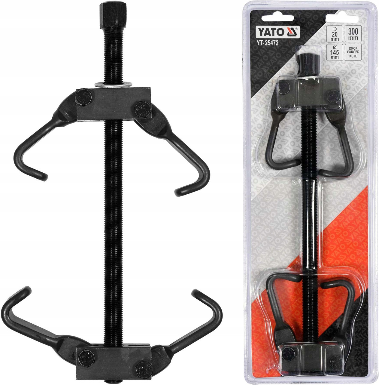 Знімач пружин зовнішній (стиснення) YATO Ø≤ 145 мм, l≤ 300 мм, фото 1