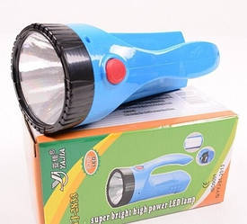 Ліхтар акумуляторний Yajia YJ-2833 ручний світлодіодний 1W +12 SMD
