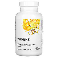 Фитосомы Куркумина, 1000 мг, Curcumin Phytosome, Thorne Research, 120 капсул