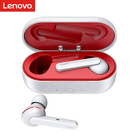 Оригінал Lenovo HT28 White TWS Bluetooth headset бездротові стерео навушники PTM7C02364
