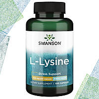 Л-Лизин Swanson L-Lysine 500 мг 100 капсул