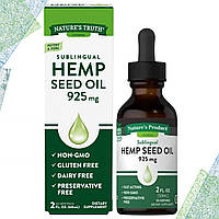 Конопляное масло + Омега 3, 6, 9 Nature's Truth Hemp Seed Oil 925 мг (contains Omega 3, 6, 9) 59 мл