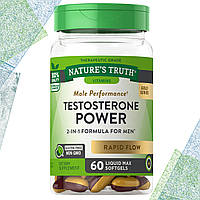 Бустер Тістостерону Nature's Truth Testosterone Power 2-in-1 Formula for Men 60 рідких гелевих капсул