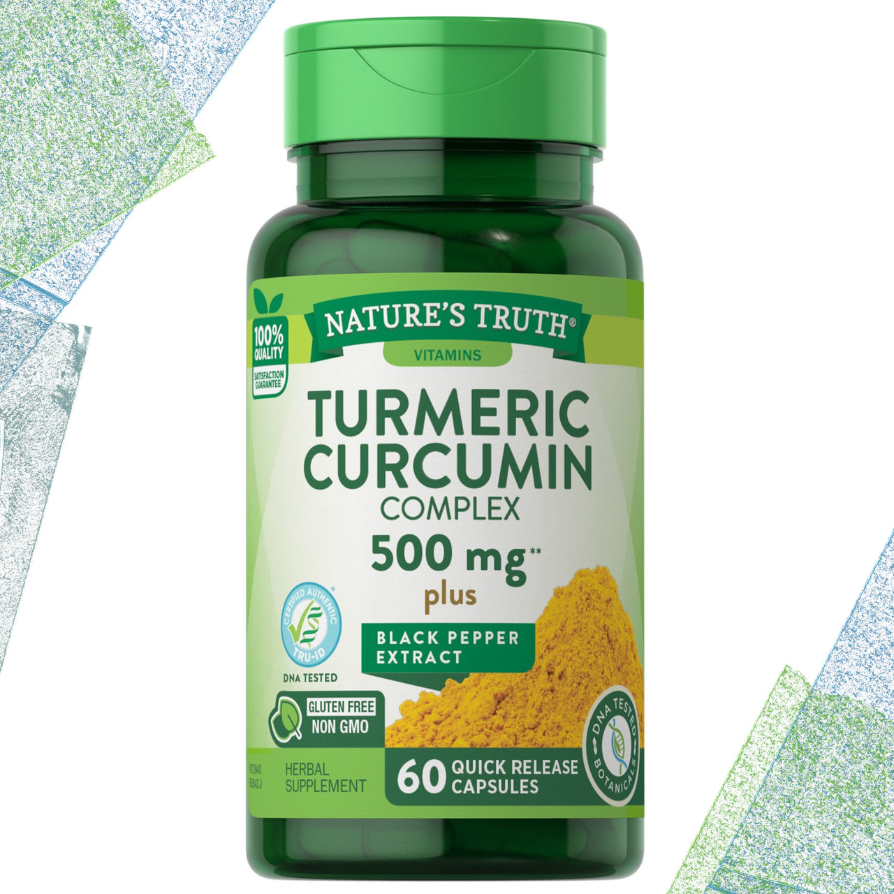 Куркума Nature's Truth Turmeric Curcumin Complex 500 мг (Турмерик Куркумін) 60 капсул