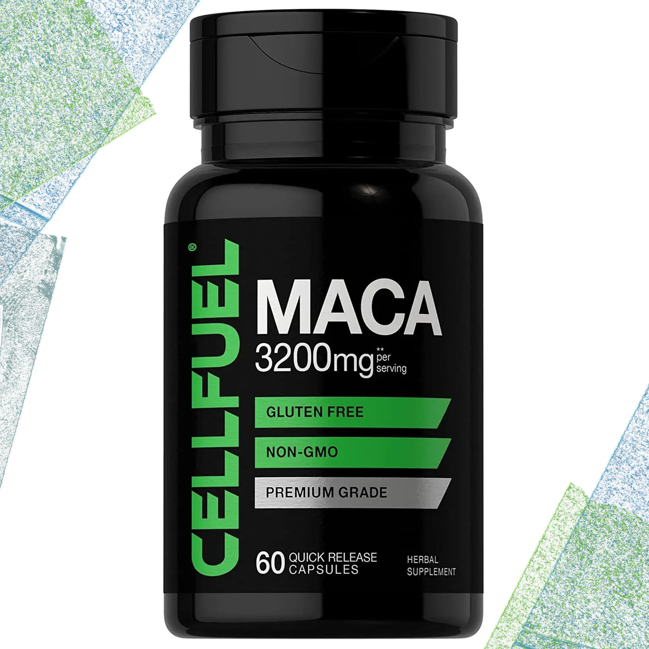 Мака CellFuel Maca 3200 мг на порцію 60 капсул, фото 1