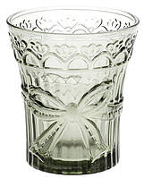 Набор стеклянных стаканов 6 штук "Бант" Gothic Colored 260мл, дымчатое стекло в готическом стиле