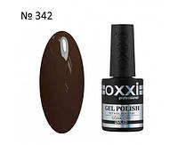 OXXI Гель лак № 342 (сіро-коричневий, емаль), 10 мл