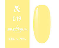 F.O.X Гель лак Spectrum №019 (світло-жовтий), 7 мл