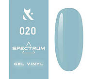 F.O.X Гель лак Spectrum №020 (блакитний), 7 мл