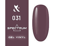 F.O.X Гель лак Spectrum №031 (попільно-бордовий), 7 мл