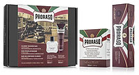 PRORASO Duo Pack Tube+Balm Coarse Beards Подарунковий набір для гоління з 2-х предметів (400487)