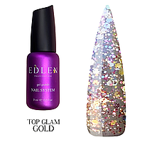 EDLEN Top Glam Gold Топ з золотими паєтками, 9 мл