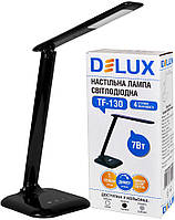DELUX Світильник світлодіодний настільний TF-130 (7 Вт LED), Чорний