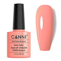 CANNI Гель-лак №011 (ніжно-рожевий, емаль), 7.3 мл