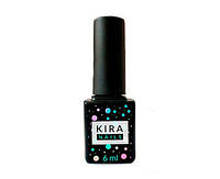 KIRA NAILS No Wipe Matte Top Coat Топ матовий топ без ЛШ, 6 мл