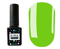 KIRA NAILS Гель лак №125 (приглушений, світло-зелений), 6 мл