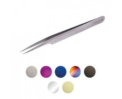 VIVIENNE Пінцет прямий з вигином (золото)