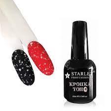 STARLET PROFESSIONAL Top Крошка БІЛИЙ Матовий, Без Липкого Шару, 10 Мл ...